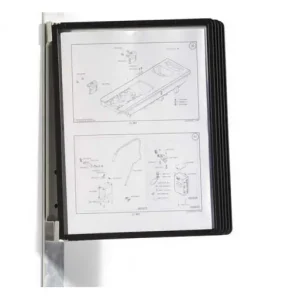DURABLE CLASIFICADOR PARED VARIO MAGNETICO WALL 5 FUNDAS A4 NEGRO - 591401 Gran Oferta