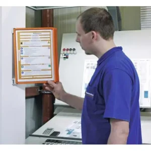 DURABLE CLASIFICADOR VARIO PARED SHERPA WALL 5 FUNDAS A4 NARANJA - 555109 Tendencia