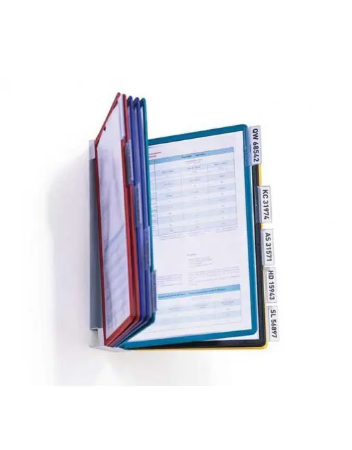 DURABLE CLASIFICADOR VARIO PARED SHERPA WALL 5 FUNDAS A4 SURTIDO - 556700 Descuento