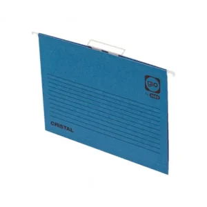 ELBA 25 CARPETA COLGANTE CRISTAL CARTULINA FOLIO AZUL - 400021954 Venta Final