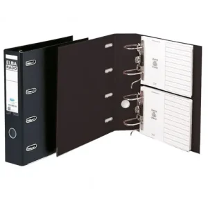 ELBA ARCHIVADOR A4 2 PALANCAS 75MM NEGRO - 100551851 Descuento