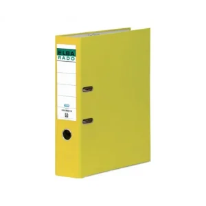 Oferta ELBA ARCHIVADOR PALANCA RADO CHIC PVC FOLIO 80MM AMAR - 100022670