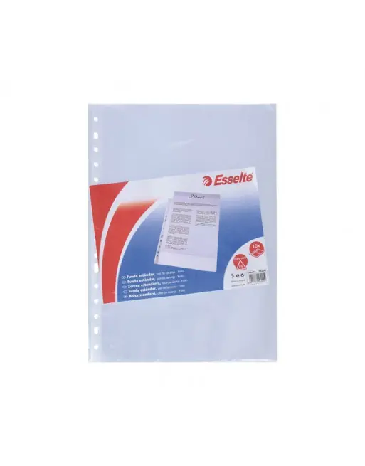 ESSELTE BOLSA 10 FUNDAS POLIPROPILENO FOLIO ESTANDAR - 56200 Profesional