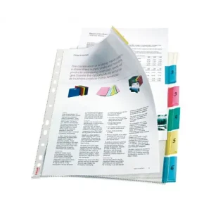 ESSELTE BOLSA 6 FUNDAS POLIPROPILENO PESTAÑA COLORES A4 - 414160 Oferta De Temporada