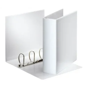 Premium ESSELTE CARPETA PERSONALIZABLE 4 ANILLAS DE 60 MM A4 BLANCO A4 - 49706