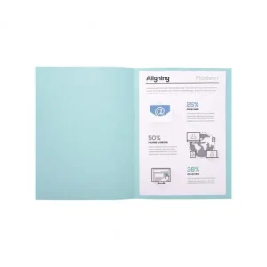 Artesanal EXACOMPTA 100 SUBCARPETA FOREVER 220GR AZUL CLARO - 410006E