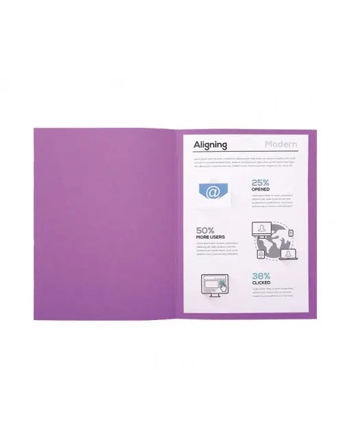 EXACOMPTA 100 SUBCARPETA FOREVER 220GR VIOLETA - 410016E Bestseller