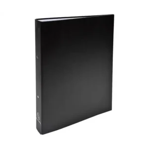 EXACOMPTA CARPETA A4 POLIPROPILENO FORRADA 2 ANILLAS DE 30 MM NEGRO - 54371E Certificado