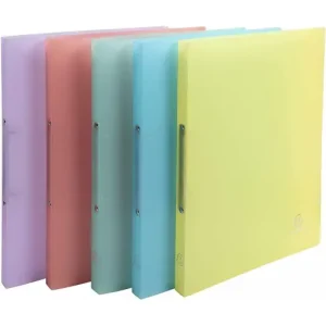 EXACOMPTA CARPETA DE 2 ANILLAS 15 MM A4 CHROMALINE PASTEL 54170E Precio Rebajado