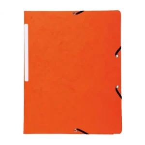 EXACOMPTA CARPETA GOMAS SIN SOLAPAS NARANJA - 55414E Hecho A Mano