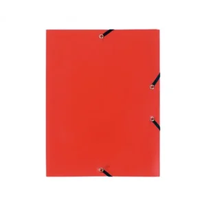 Garantía Incluida EXACOMPTA CARPETA GOMAS Y SOLAPA POLIPROPILENO LISO ROJO - 55905E