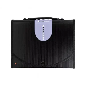 EXACOMPTA CLASIFICADOR 12 SEPARADORES POLIPROPILENI CON ASA EXACASE - 55934E Hecho A Mano