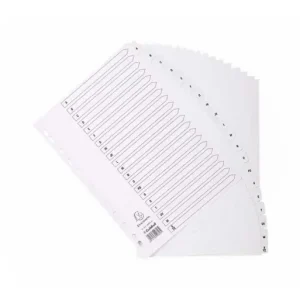 EXACOMPTA SEPARADORES A4 A-Z CARTULINA BLANCO - MWDA-ZZ Oferta Limitada