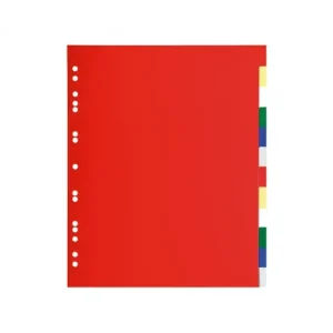 EXACOMPTA SEPARADORES POLIPROPILENO 12 POSICIONES A4 MAXI 4 COLORES - 93H Garantía Incluida