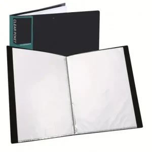FOLDERMATE CARPETA 60 FUNDAS DE LOMO PERSONALIZABLE FORMATO A4 COLOR NEGRO 004 Profesional