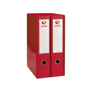 GRAFOPLAS BOX 2 ARCHIVADOR COLOR FOLIO ROJO - 07279251 Oferta Limitada