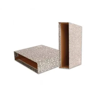 GRAFOPLAS CAJETIN ARCHIVADOR CLASSIC A4 JASPEADO GRIS - 07160071 Económico