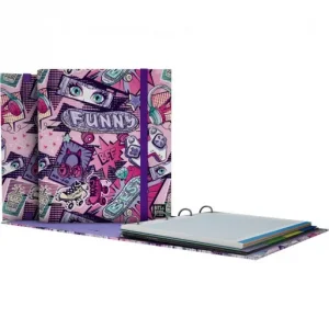 Oferta Limitada GRAFOPLAS CARPEBLOC FANTASIA 25 MANGA FORMATO A4 DE 4 ANILLAS DE 35 CON GOMA RECAMBIO DE 5X5 DE 5 COLORES 88122716