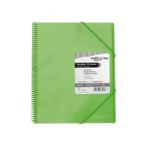 GRAFOPLAS CARPETA 30 FUNDAS MAXIPLAS CON ESPIRAL VERDE - 39833320 Súper Precio