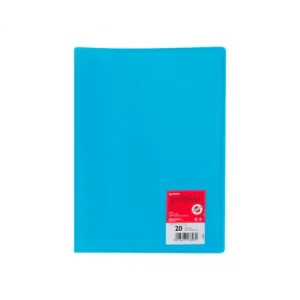 Auténtico GRAFOPLAS CARPETA 20 FUNDAS POLIPLAS A4 POLIPROPILENO AZUL - 01321230