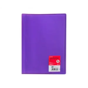 Auténtico GRAFOPLAS CARPETA 20 FUNDAS POLIPLAS A4 POLIPROPILENO VIOLETA - 01321235