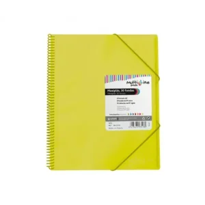 GRAFOPLAS CARPETA 30 FUNDAS MAXIPLAS CON ESPIRAL AMARILLO - 39833360 Más Vendido