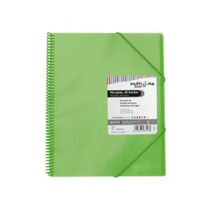 Precio Rebajado GRAFOPLAS CARPETA 40 FUNDAS MAXIPLAS CON ESPIRAL VERDE - 39834320