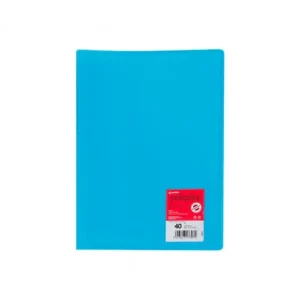 GRAFOPLAS CARPETA 40 FUNDAS POLIPLAS A4 POLIPROPILENO AZUL - 01341230 Exclusivo