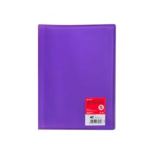 GRAFOPLAS CARPETA 40 FUNDAS POLIPLAS A4 POLIPROPILENO VIOLETA - 01341235 De Moda
