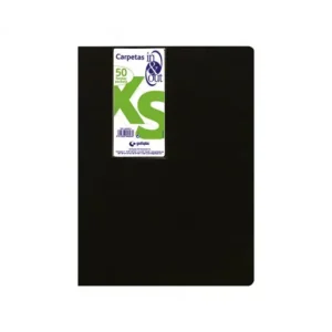 GRAFOPLAS CARPETA 50 FUNDAS IN AND OUT XS NEGRO - 39455010 Oferta Limitada