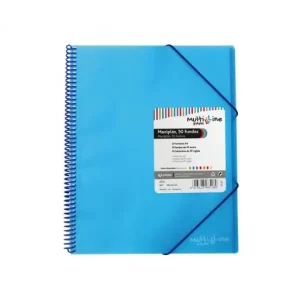 GRAFOPLAS CARPETA 50 FUNDAS MAXIPLAS CON ESPIRAL AZUL - 39835330 Precio De Fábrica
