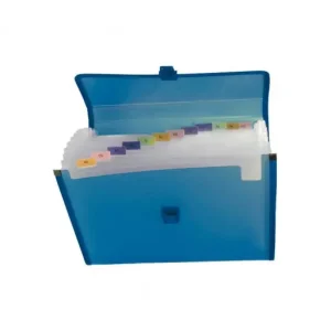 GRAFOPLAS CARPETA CLASIFICADOR FUNDAS FUELLE 13 DIVISIONES POLIPROPILE FOLIO AZUL - 02961230 Oferta Especial