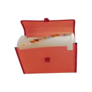Oferta De Temporada GRAFOPLAS CARPETA CLASIFICADOR FUNDAS FUELLE 13 DIVISIONES PP FOLIO ROJO - 02961251