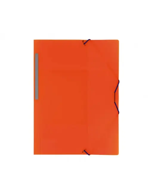 GRAFOPLAS CARPETA GOMAS POLIPROPILENO SOLAPA FOLIO NARANJA - 04801252 Mayoreo