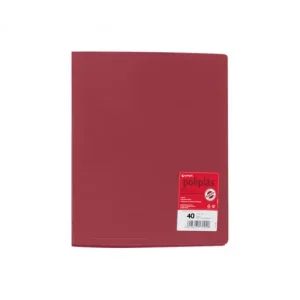 GRAFOPLAS CARPETA POLIPLAS A4 POLIPRO 40 FUNDAS GRANA - 01340050 Mayoreo
