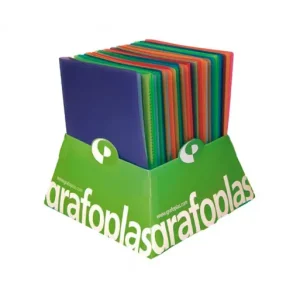 GRAFOPLAS EXPOSITOR 20 CARPETA FUNDAS A4 POLIPLAS - 00012300 Promoción Exclusiva