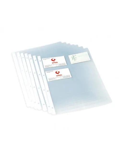 Gran Oferta GRAFOPLAS PACK 10 FUNDAS RECAMBIO PARA TARJETERO- 03721000