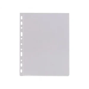 Garantía Incluida GRAFOPLAS PACK 100 FUNDAS CRISTAL 11 TALADROS 4º PVC 100 MICRAS - 05520000