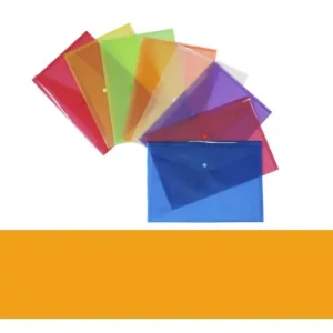 GRAFOPLAS SOBRES PP TRANSLÚCIDO CON CIERRE BROCHE FOLIO XS NARANJA - 98487152 Oferta