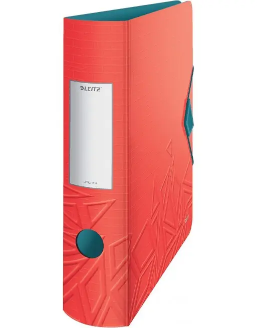 Precio De Oferta LEITZ ARCHIVADOR ACTIVE URBAN CHIC TAPA DE POLIPROPILENO RESISTENTE 82MM ROJO 11160020