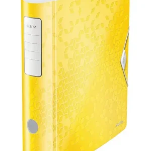 LEITZ ARCHIVADOR ACTIVE WOW TAPA DE POLIFOAM LIGERO A4 82MM AMARILLO 11060116 Gran Oferta