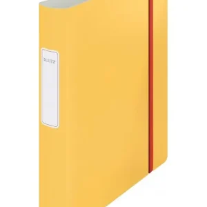 Ordenar Ahora Mismo LEITZ ARCHIVADOR PALANCA ACTIVE COSY FABRICADO EN POLIFOAM LIGERO A4 65MM AMARILLO 10390019