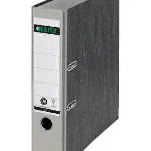 Precio Económico LEITZ ARCHIVADOR PALANCA JASPEADO CO2 A4 80MM COLOR DE LOMO GRIS 10805085