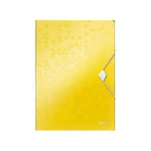 LEITZ CARPETA GOMAS WOW A4 3 SOLAPAS. PP AMARILLO - 45990116 Mejor Precio