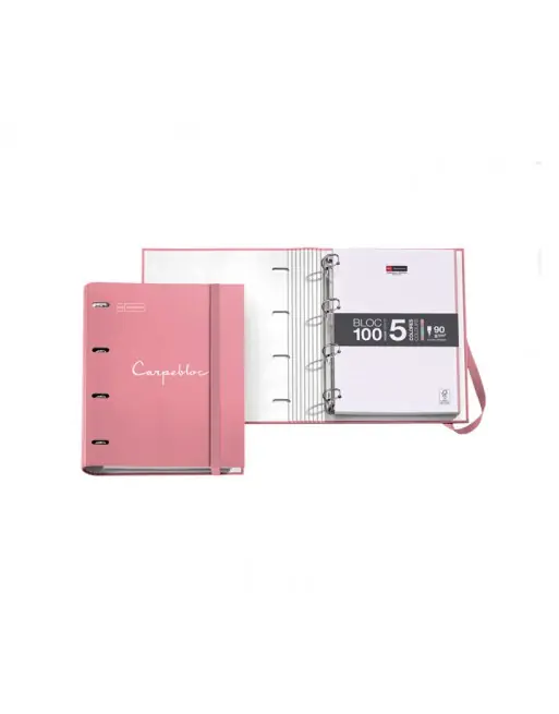 Envío Gratis M.RIUS CARPEBLOC4 ANILLAS DE 35 MM EMOTIONS ROSA - 14687