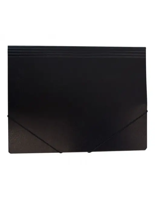 MARIOLA CARPETA CARTON GOMA FOLIO SENCILLA NEGRO - 5280NE Promoción