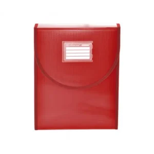 Alta Calidad OFFICE BOX CLASIFICADOR CON FUELLE VERTICAL 10 SEPARADORES ROJO - 41411RJ