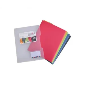 Auténtico OFFICE BOX SET VITAL COLORS 5 CARPETAS SLIM DE 20 FUNDAS 12518