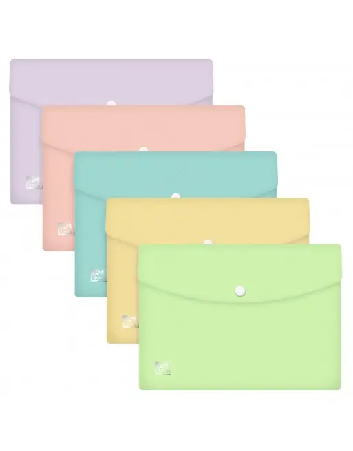 OXFORD 5 SOBRES URBAN CON BROCHE A5 SURTIDO PASTEL 400187615 Garantía Incluida