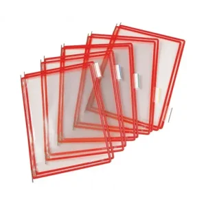 Oferta TARIFOLD PACK 10 FUNDA CON PIVOTE A4 ROJO - 114003